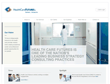 Tablet Screenshot of healthcarefutures.com